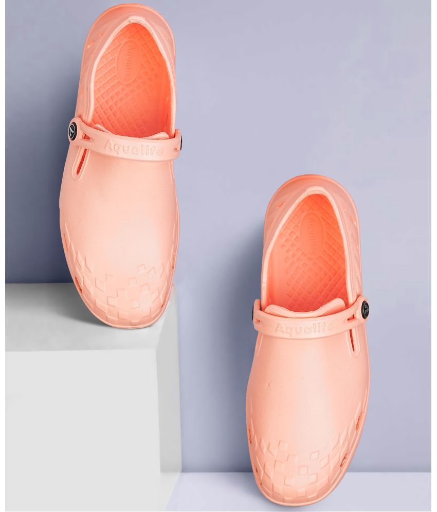     			Aqualite PeachPuff Clogs