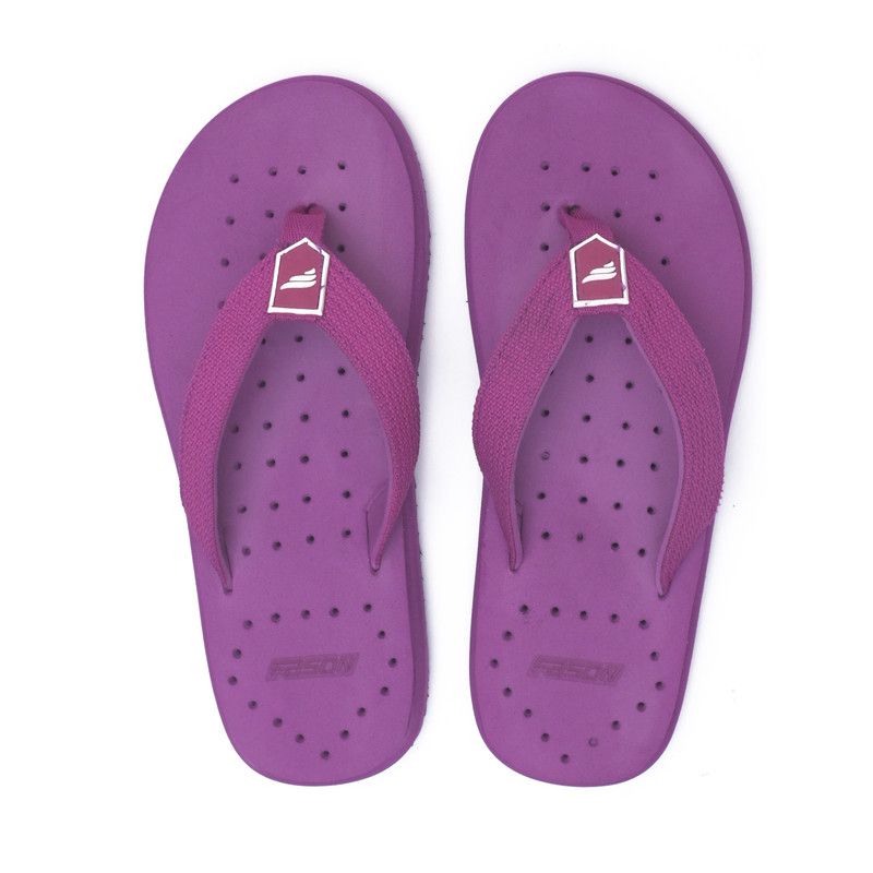     			Fason Purple Women's Thong Flip Flop