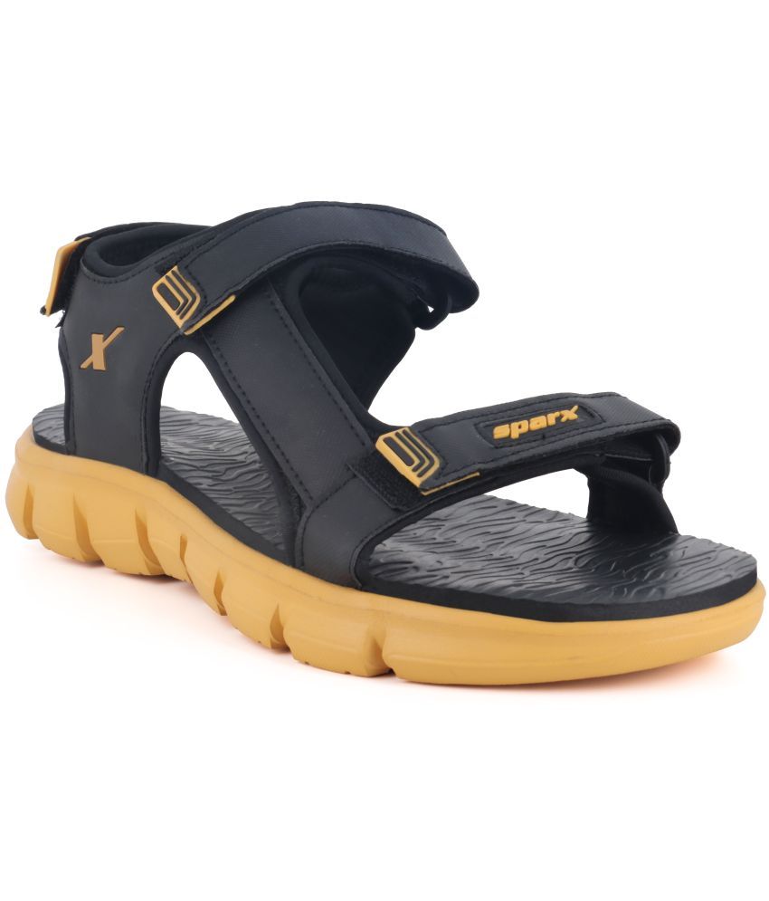     			Sparx - Black Men's Floater Sandals