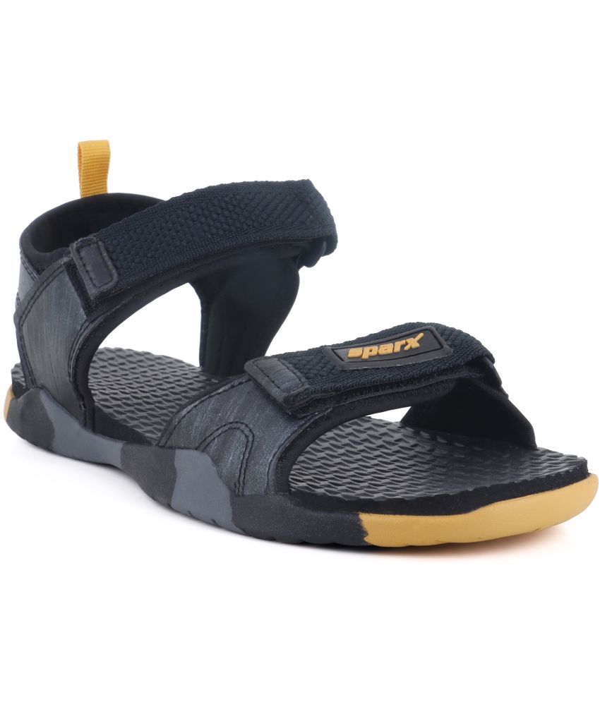     			Sparx - Black Men's Floater Sandals