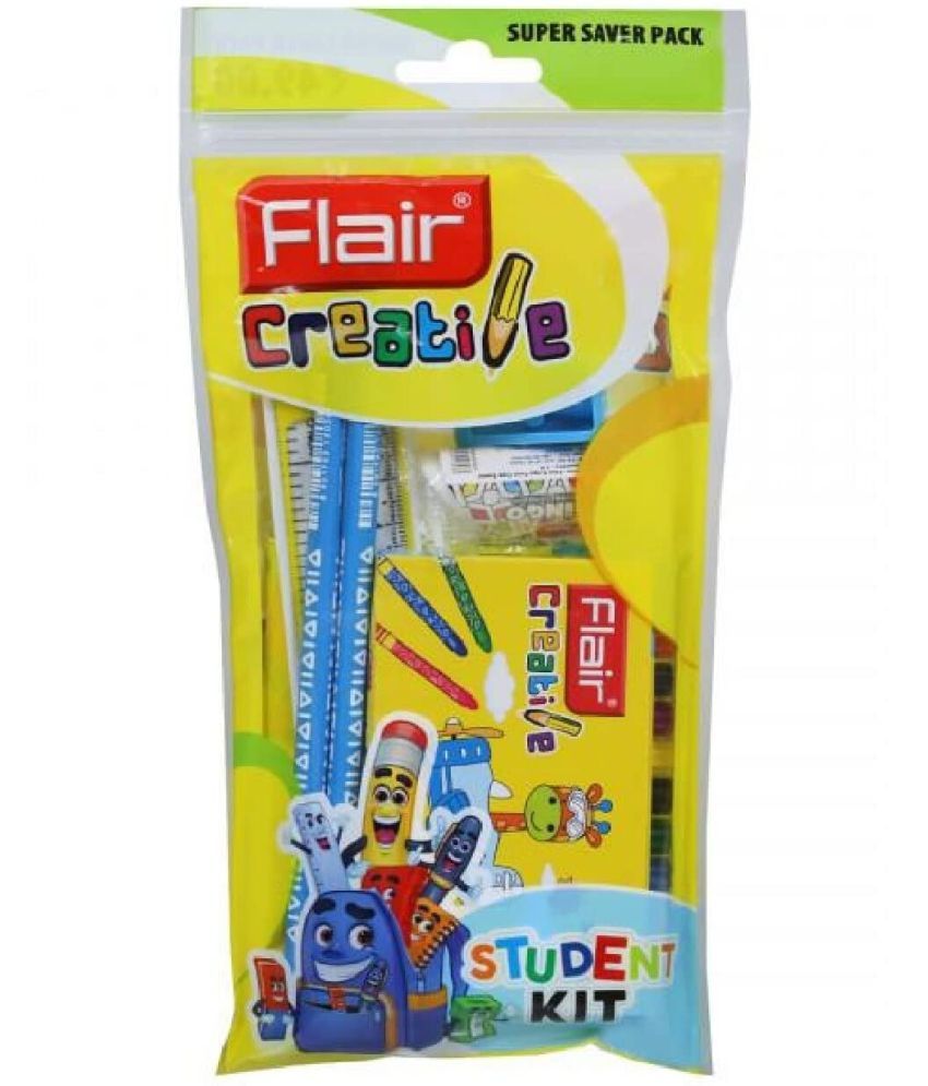     			Flair Creative Series Student Smart Kit | For Stationery Kit & School Kit | Set of 4