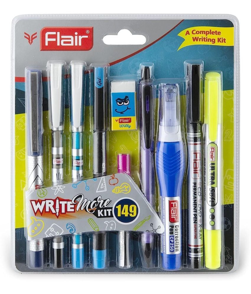     			Flair Creative Series Write More Kit | Combination Set Of 10 Items, Pack Of 2