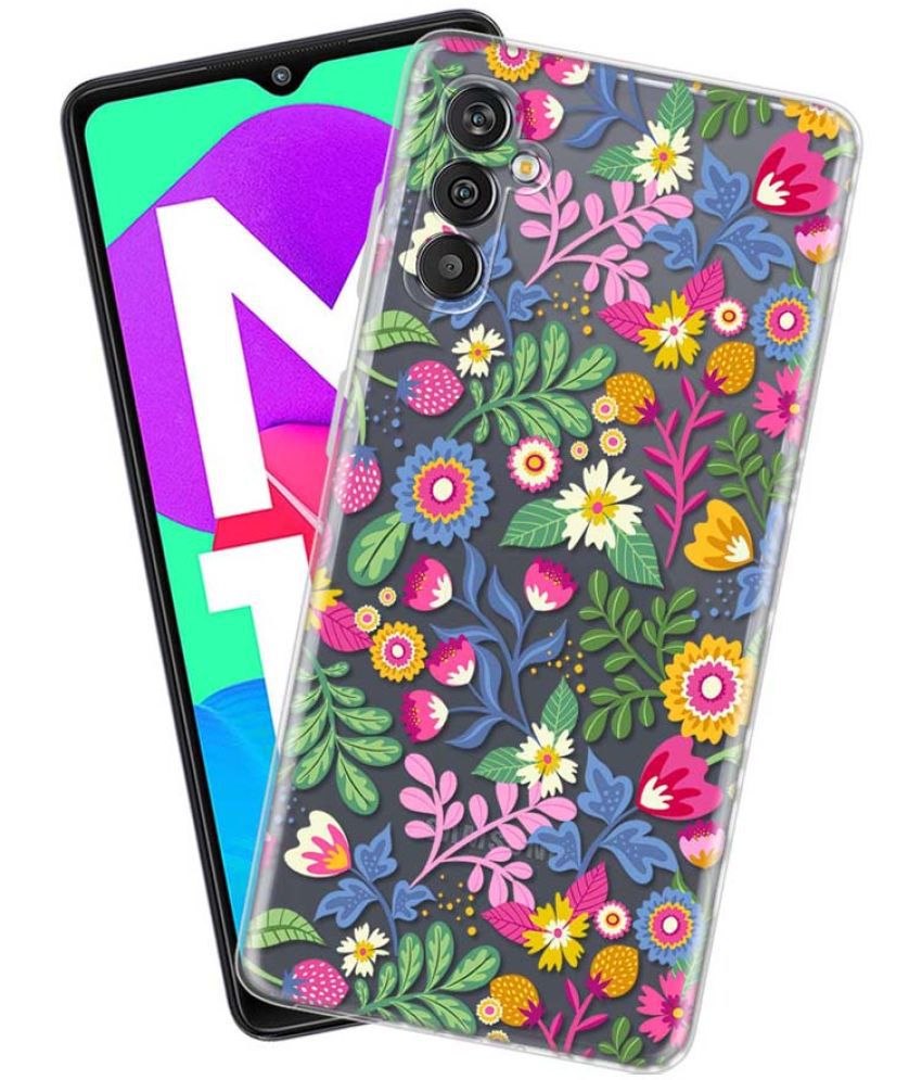     			NBOX - Multicolor Printed Back Cover Silicon Compatible For Samsung Galaxy M13 ( Pack of 1 )