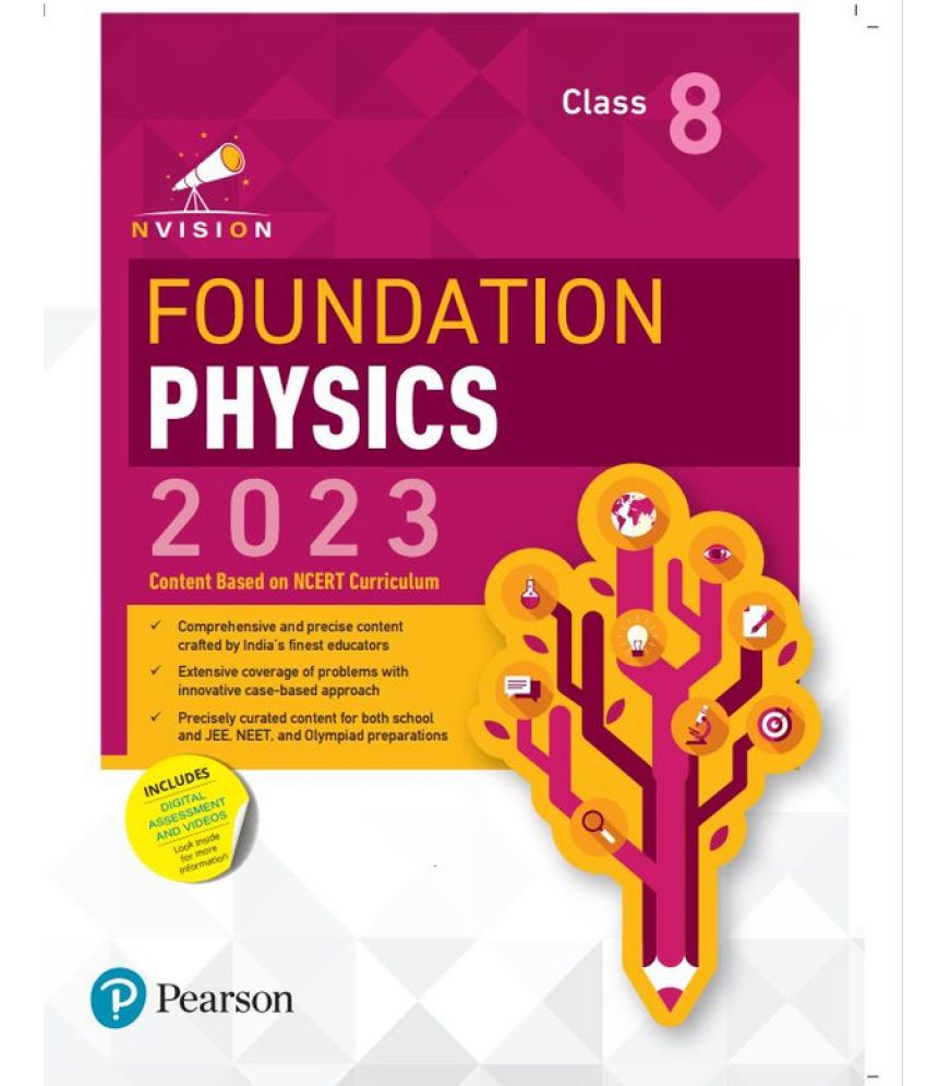     			Nvision Foundation Physics Class 8, Based on NCERT Curriculum 2023, Includes Digital Assessment & Video