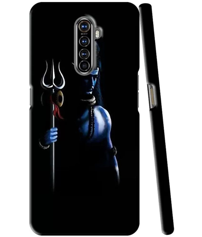     			T4U THINGS4U - Black Printed Back Cover Polycarbonate Compatible For OPPO Reno Ace ( Pack of 1 )