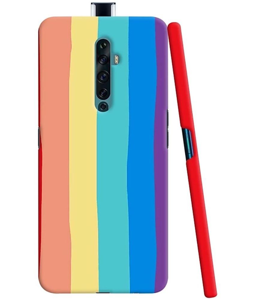     			T4U THINGS4U - Multicolor Printed Back Cover Polycarbonate Compatible For Oppo Reno 2F ( Pack of 1 )