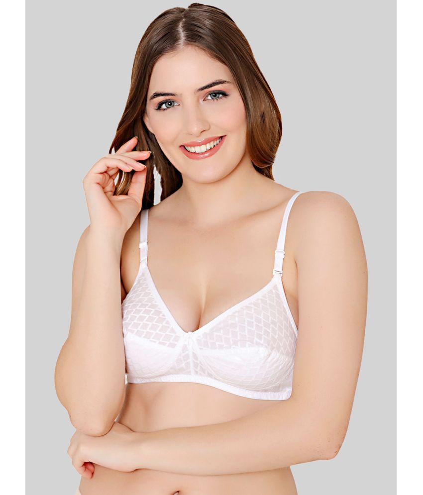    			Bodycare White Cotton Non Padded Women's Everyday Bra ( Pack of 1 )