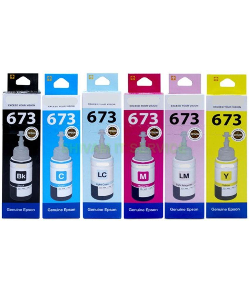     			ID CARTRIDGE 673 Multicolor Single Cartridge for Ink bottle fo L800/ L805/ L810/ L850/ L1800