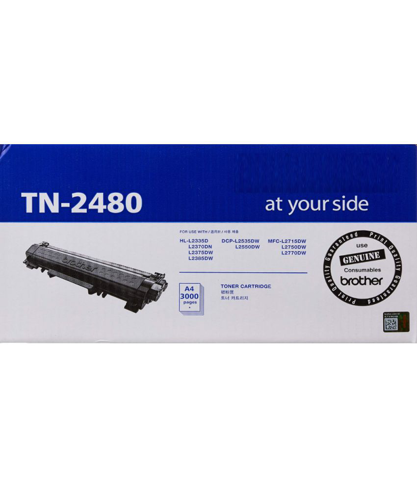     			ID CARTRIDGE TN 2480 Black Single Cartridge for For Use DCP-L2535DW,DCP-2550DW, Hl-2375DW, MFC-L2715DW, MFC-L2750DW/MFC-L2770DW