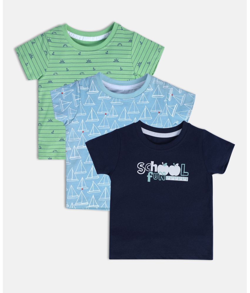     			MINI KLUB Multi Baby Boy T-Shirt ( Pack of 3 )