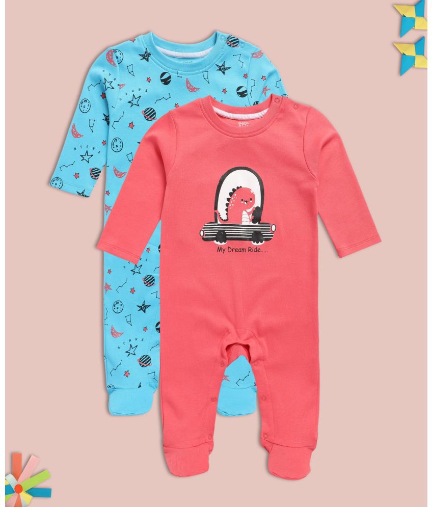     			MINIKLUB BLUE / RED SLEEPSUIT For NEW BORN AND BABY BOYS