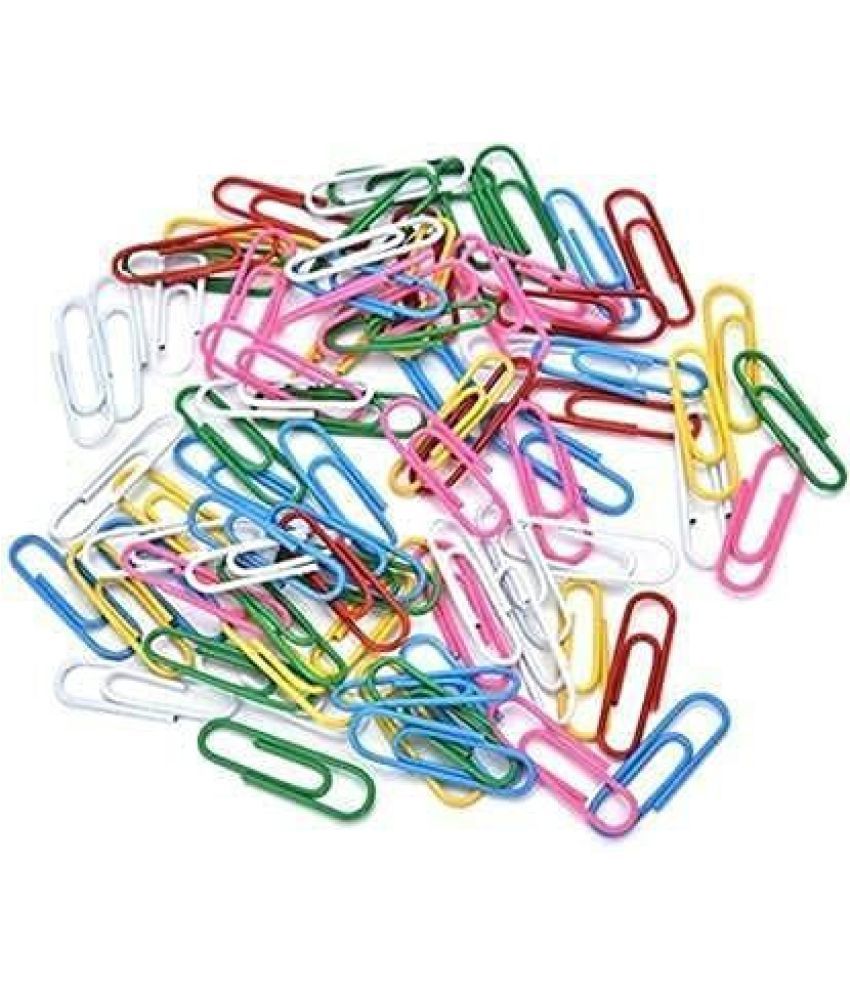     			Oddy Clip Series Medium Metal Paper Clip (Set of 6, Multicolor)