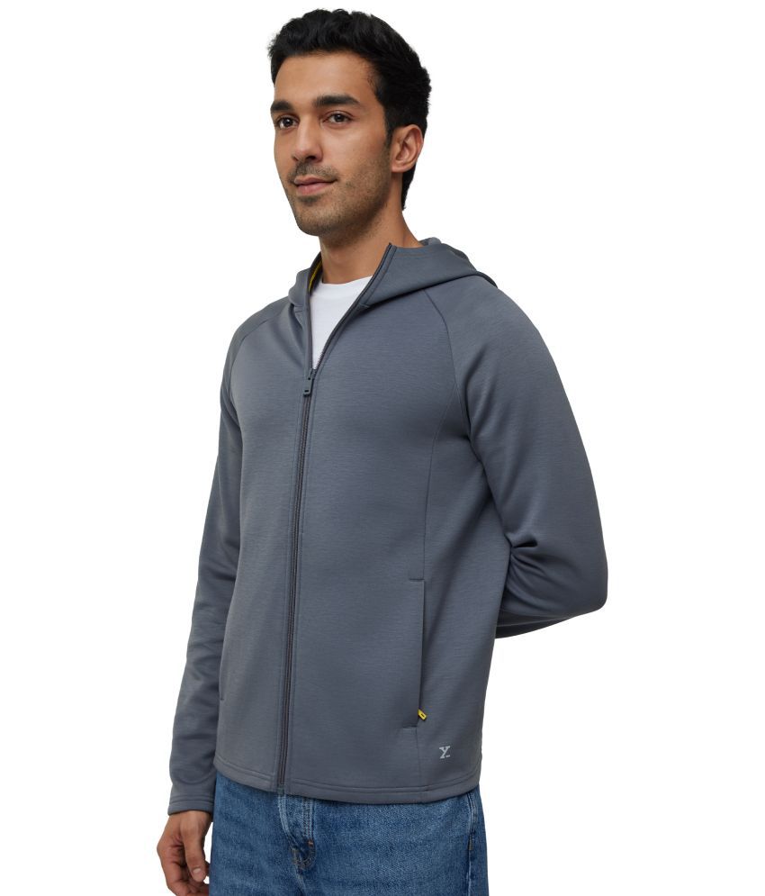     			XYXX Cotton Blend Men's Casual Jacket - Grey ( Pack of 1 )