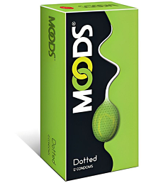 MOODS DOTTED CONDOM FOR MEN -10'S ( Pack of 2 )