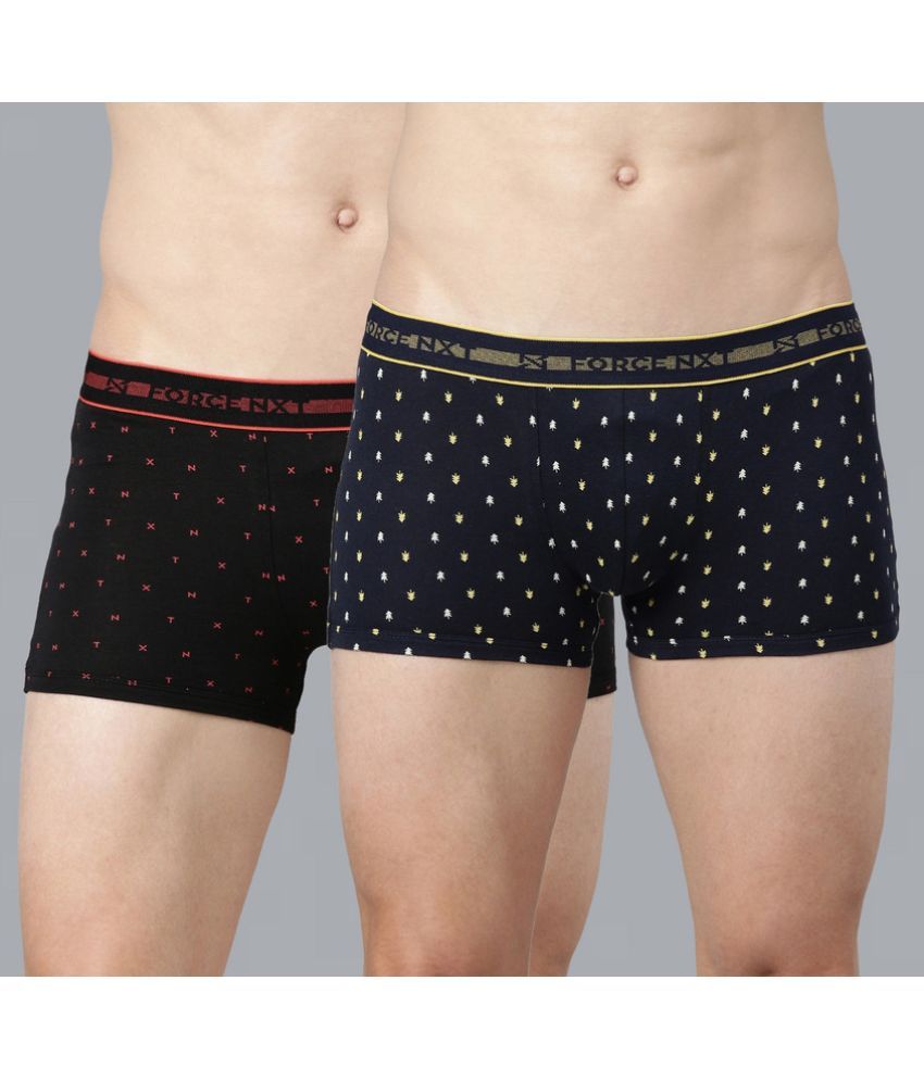     			Force NXT Pack of 2 Cotton Men's Trunks ( Multicolor )