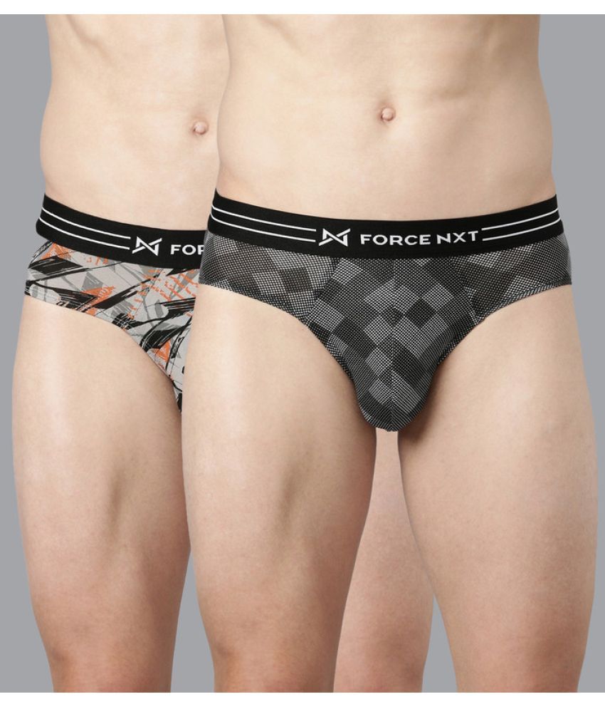     			Force NXT Pack of 2 Modal Briefs For Men's ( Multicolor )