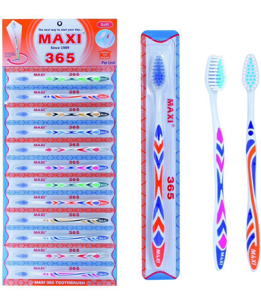     			Maxi 365 Soft Toothbrush (Pack of 12)
