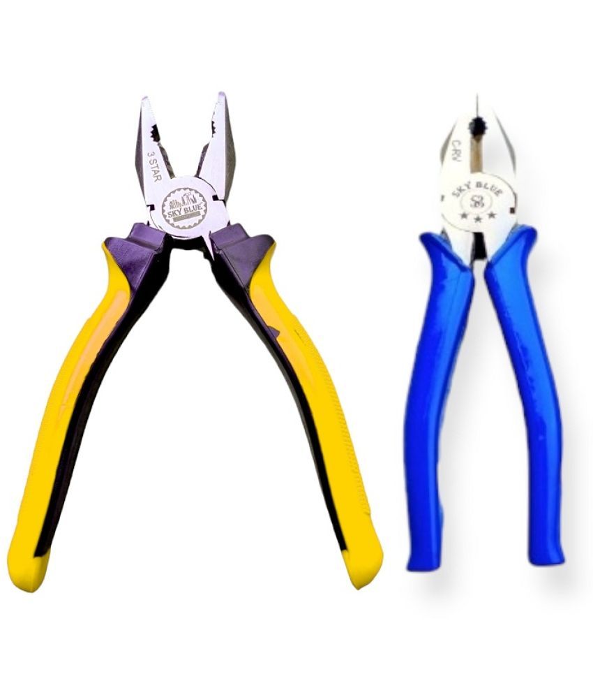     			Sky Blue Combination Hand Tool's Multipurpose Professional Home & Office Used Tool's Kit  ( 2 Piece )