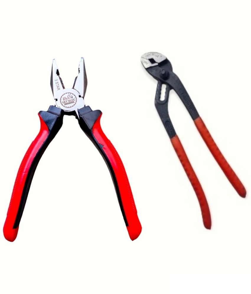     			Sky Blue Combination Hand Tool's Multipurpose Professional Home & Office Used Tool's Kit  ( 2 Piece )