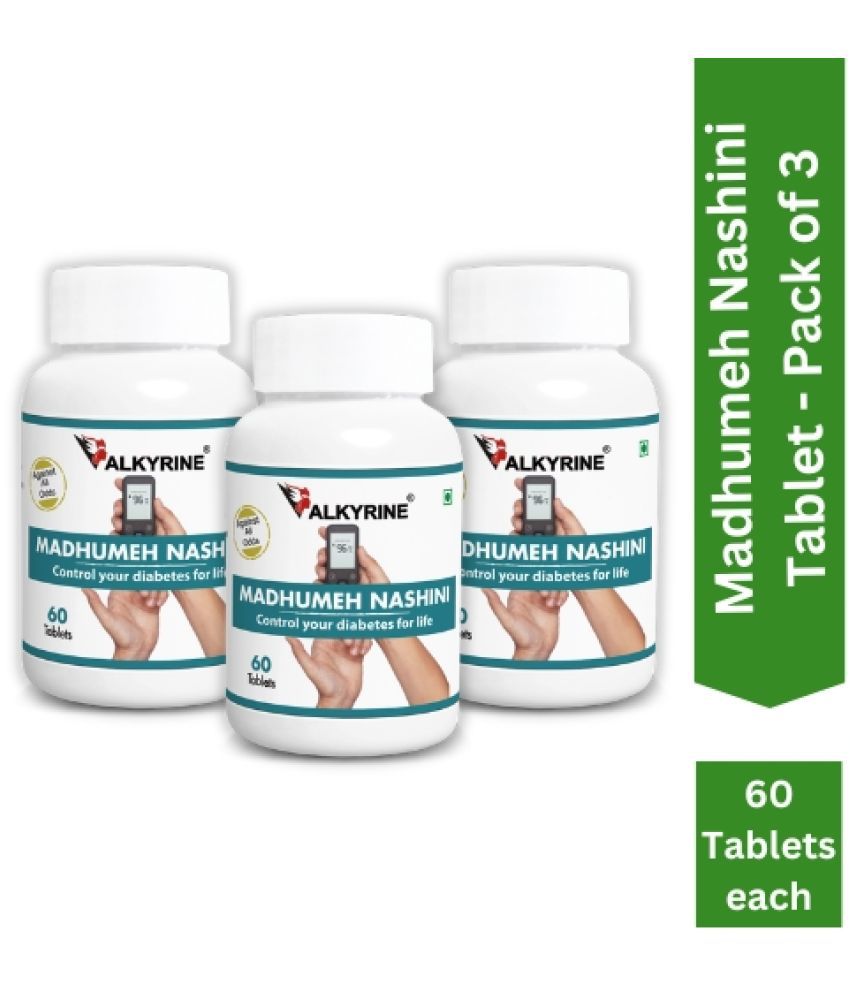     			VALKYRINE Madhumeh Nashini | Blood Sugar Control Tablet 180 no.s Pack of 3