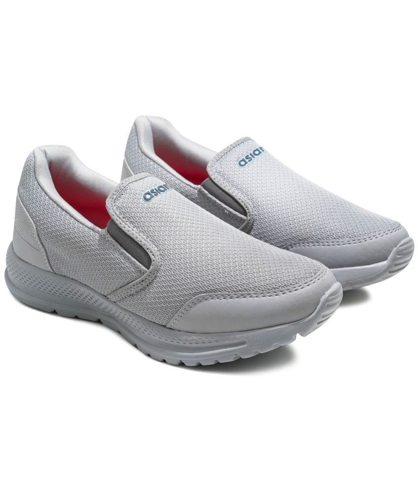     			ASIAN - SUPERWALK-17 Light Grey Men's Sports Running Shoes
