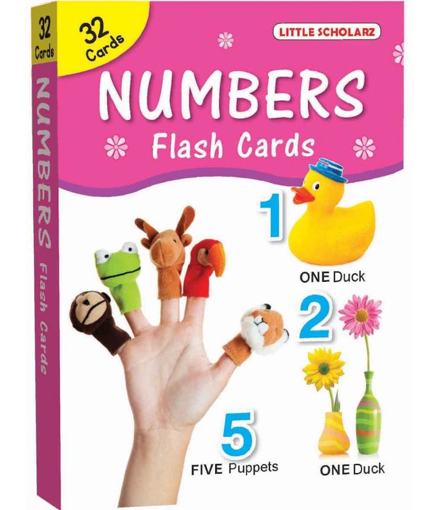     			Big Flash Cards Numbers