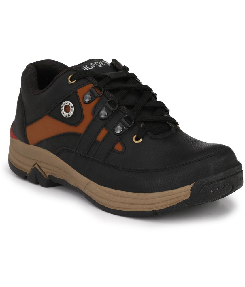     			Big Fox Black Men's Trekking Shoes