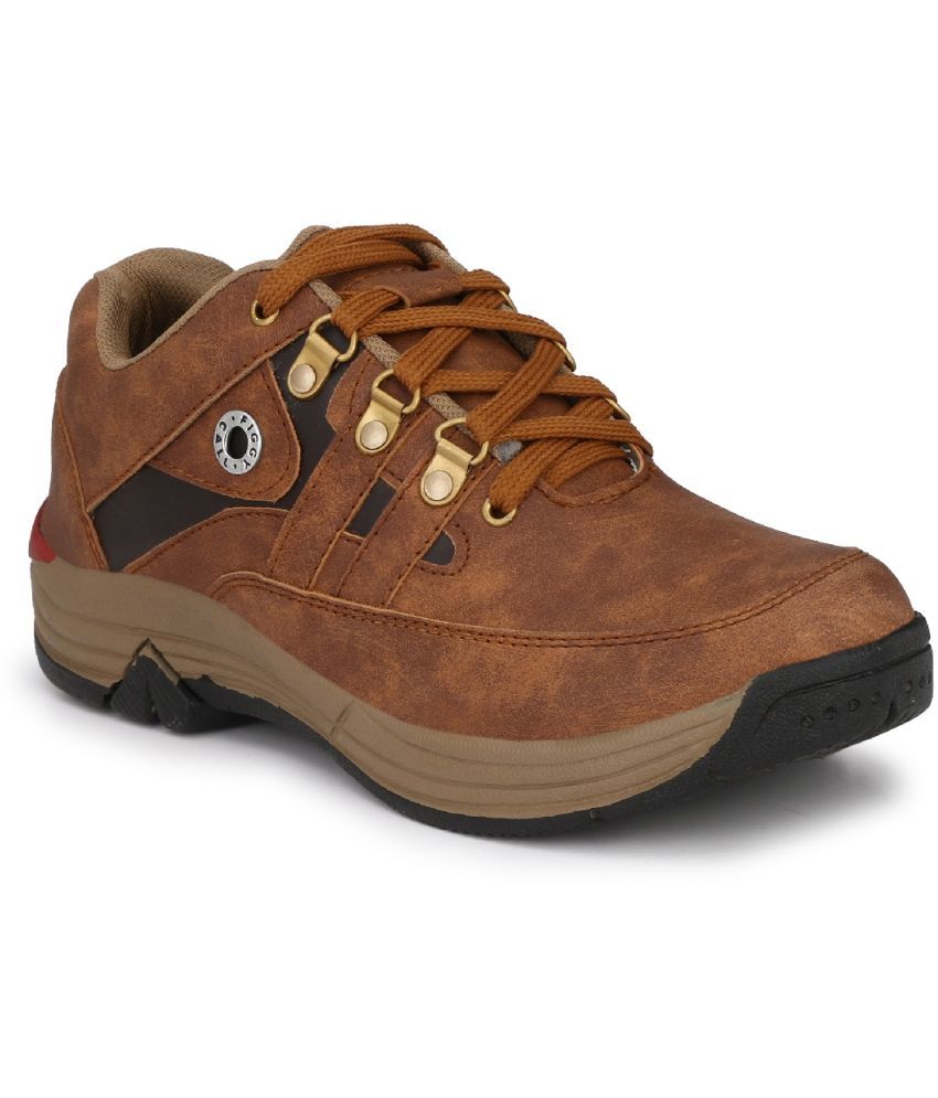     			Big Fox Brown Men's Trekking Shoes