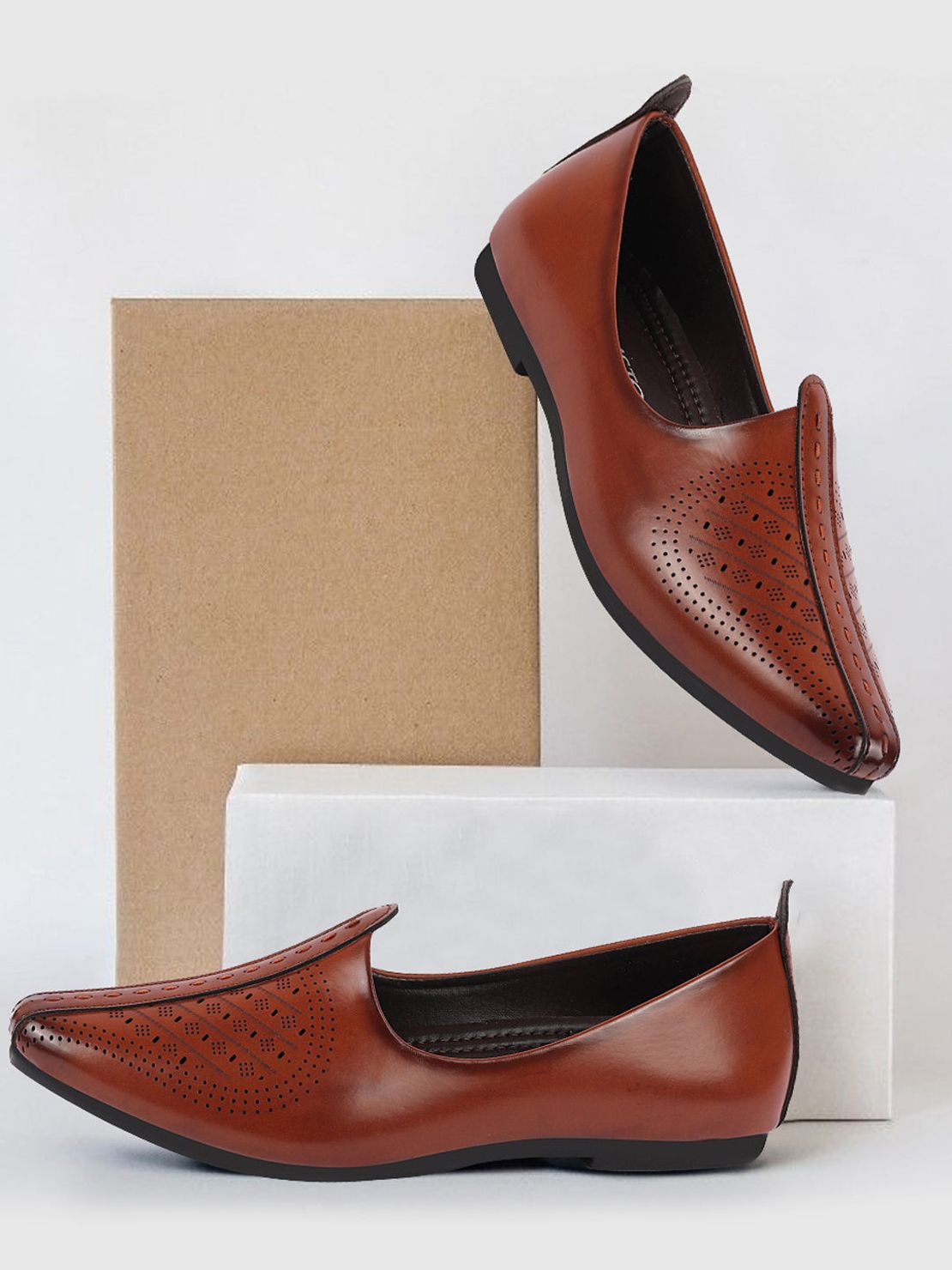     			Fausto - Brown Men's Jutti