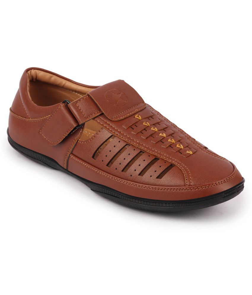     			Fausto - Tan Men's Sandals