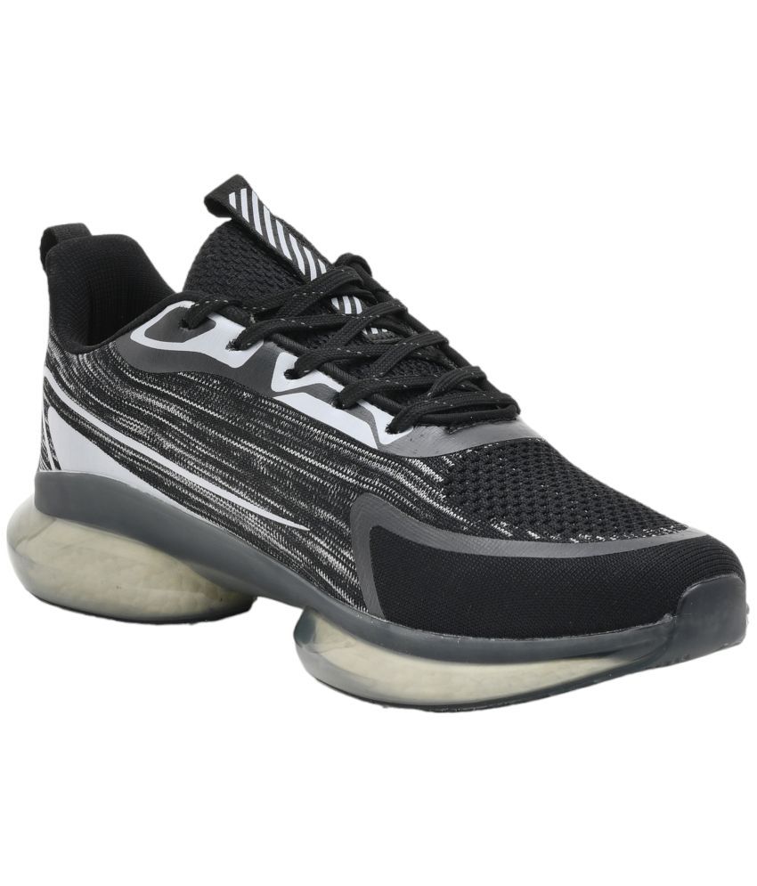     			Impakto - Black Men's Sports Running Shoes