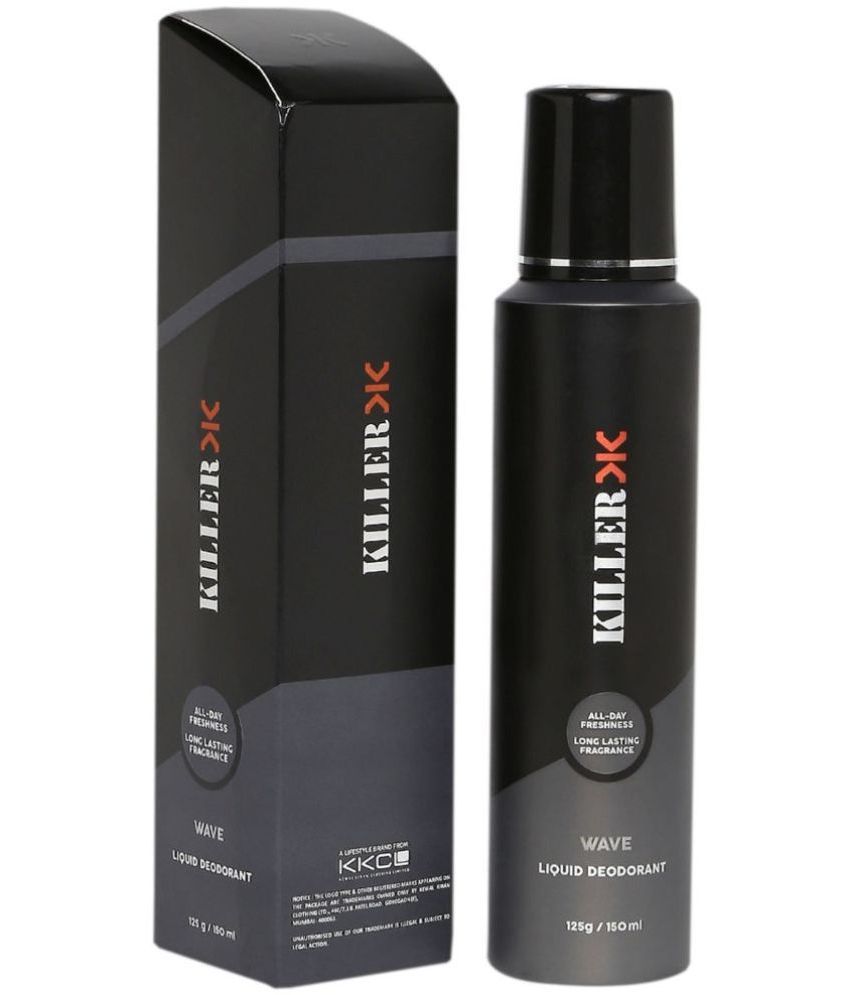     			Killer - Wave No Gas Deodorant - For Men 150ml Deodorant Spray for Men 150 ml ( Pack of 1 )