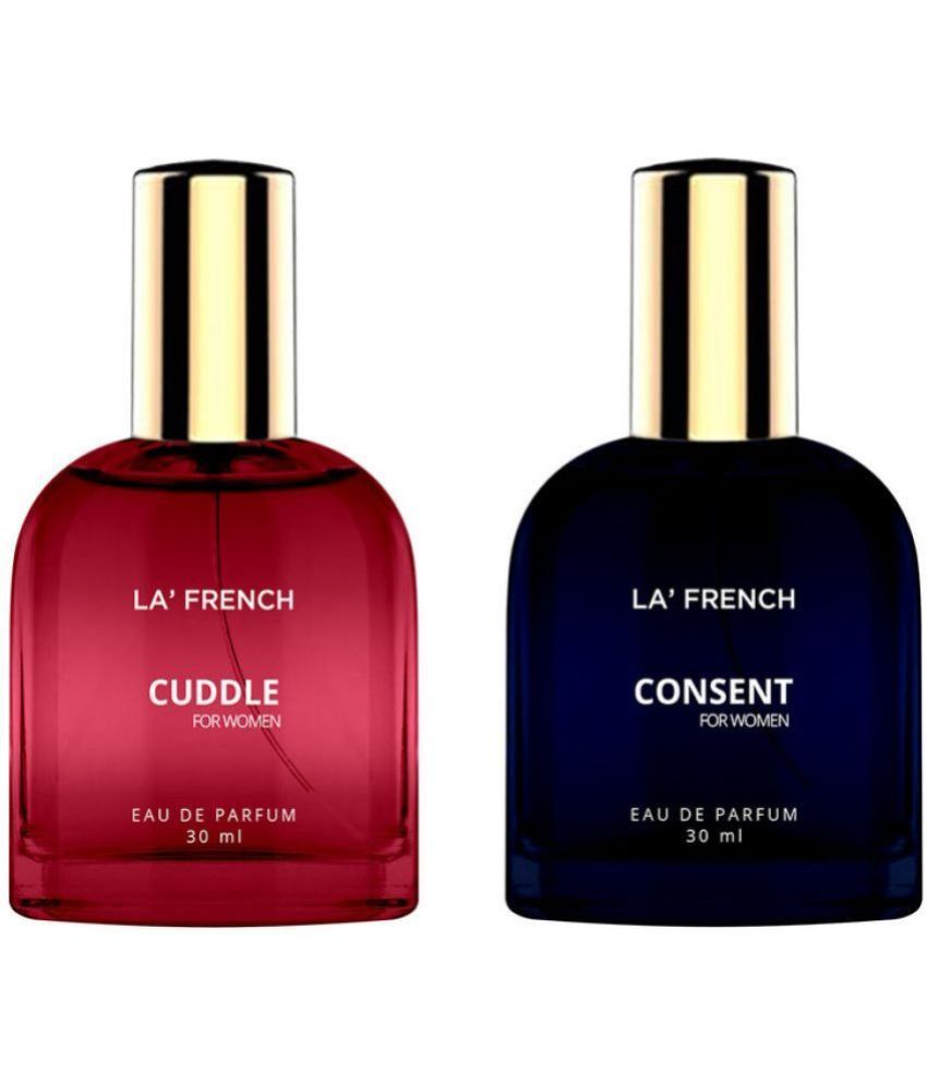     			LA FRENCH - Cuddle & Consent Eau De Parfum (EDP) For Unisex  60ml  ( Pack of 2 )