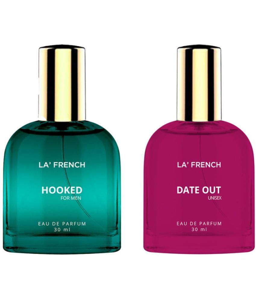     			LA FRENCH -  Hooked & Date Out Eau De Parfum (EDP) For Unisex  60ml  ( Pack of 2 )