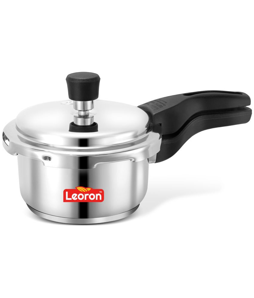     			LEORON 1.5 L Stainless Steel OuterLid Pressure Cooker With Induction Base