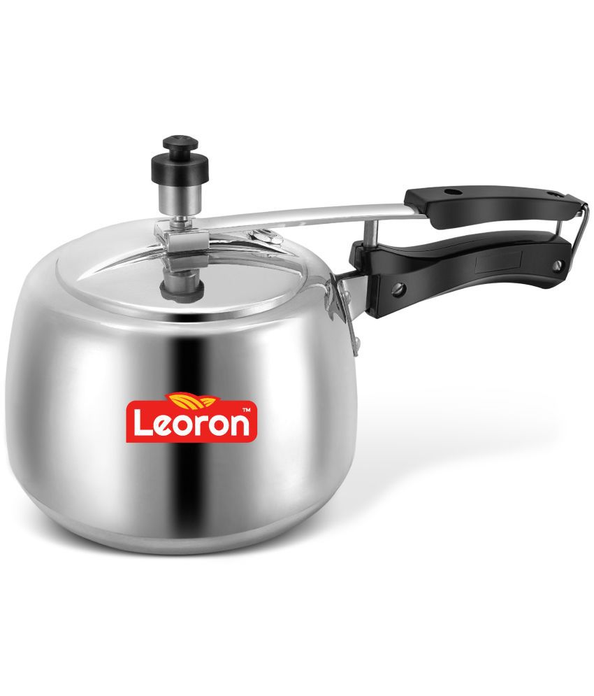     			LEORON HANDI 3 L Aluminium InnerLid Pressure Cooker Without Induction Base