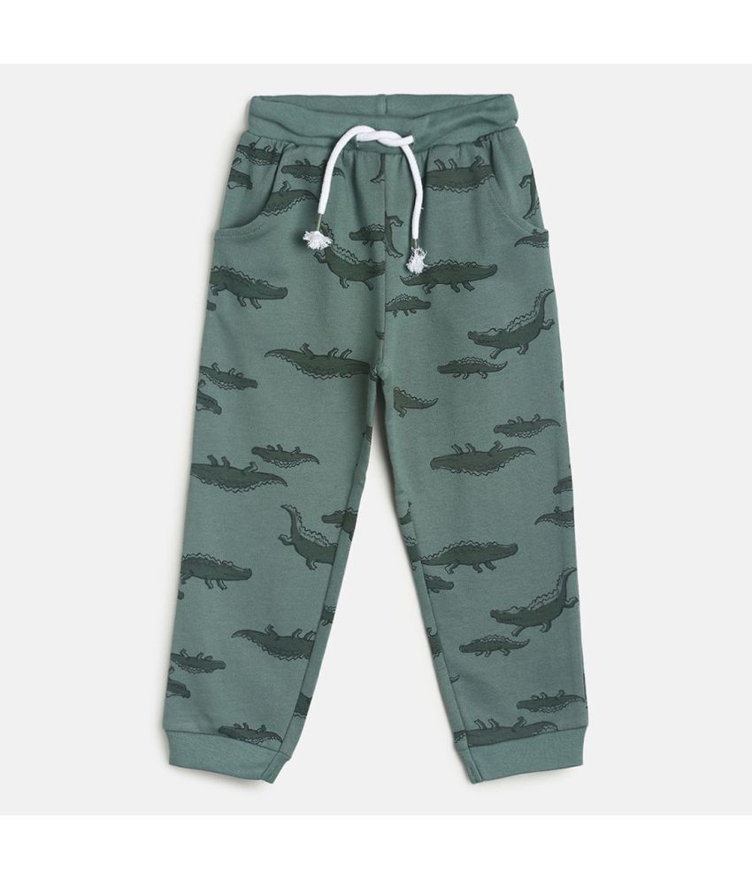     			MINI KLUB - Olive Green Cotton Trackpant For Baby Boy ( Pack of 1 )