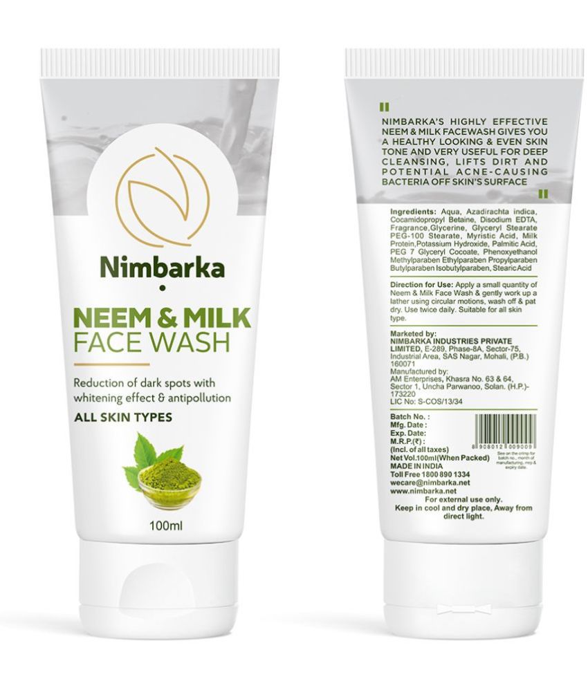     			Nimbarka Neem & Milk Facewash 100 ml (Pack of 1)