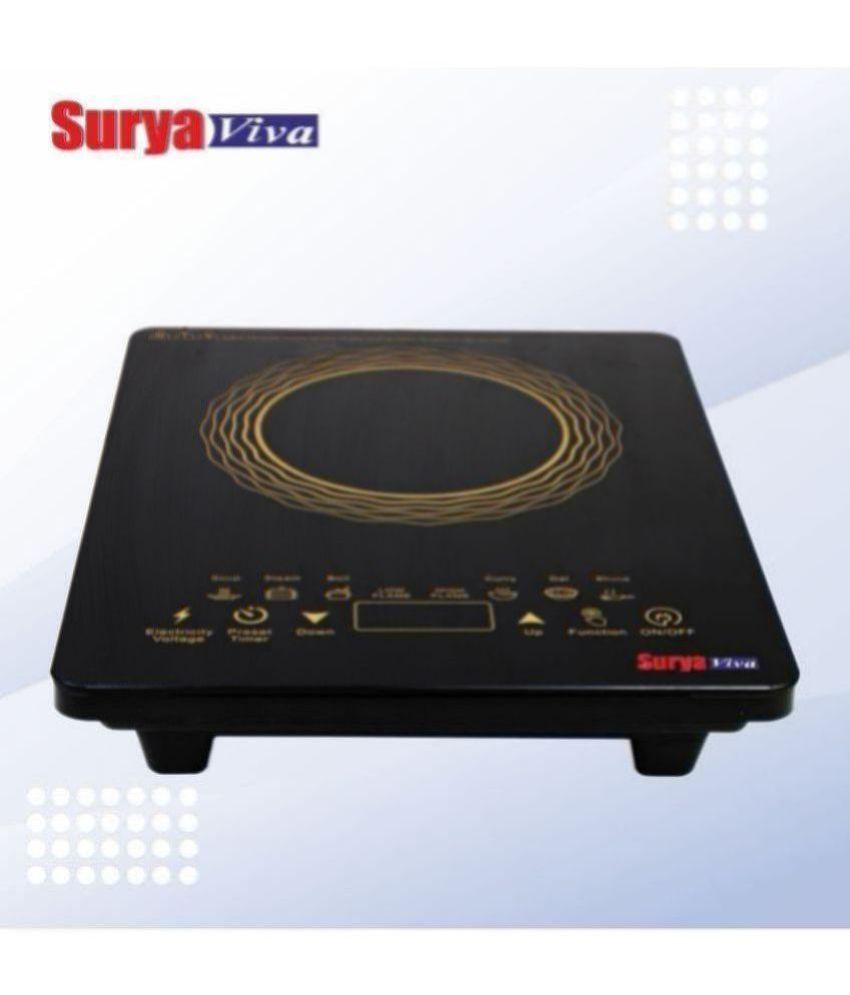     			SURYAVIVA Touch Induction 2200 Watt Induction Cooktop