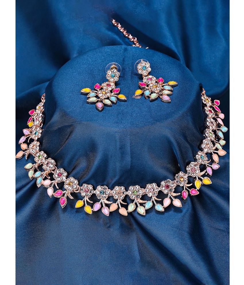     			Sukkhi Multicolor Alloy Necklace Set ( Pack of 1 )