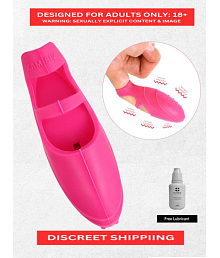 Finger Vibrator G-point Clit Massager Stimulator | Adult Sex Toys for Women Couples with Free Kaamraj Lube