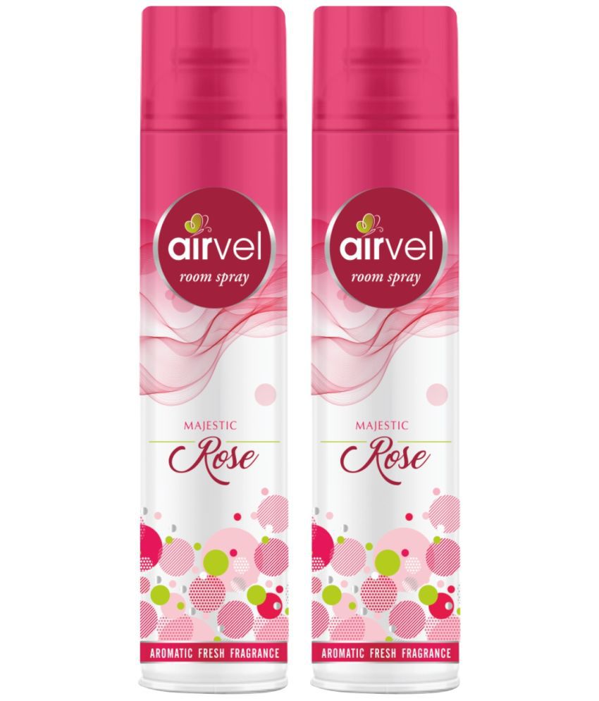     			Airvel Room Freshener Rose Spray (2 x 125g)