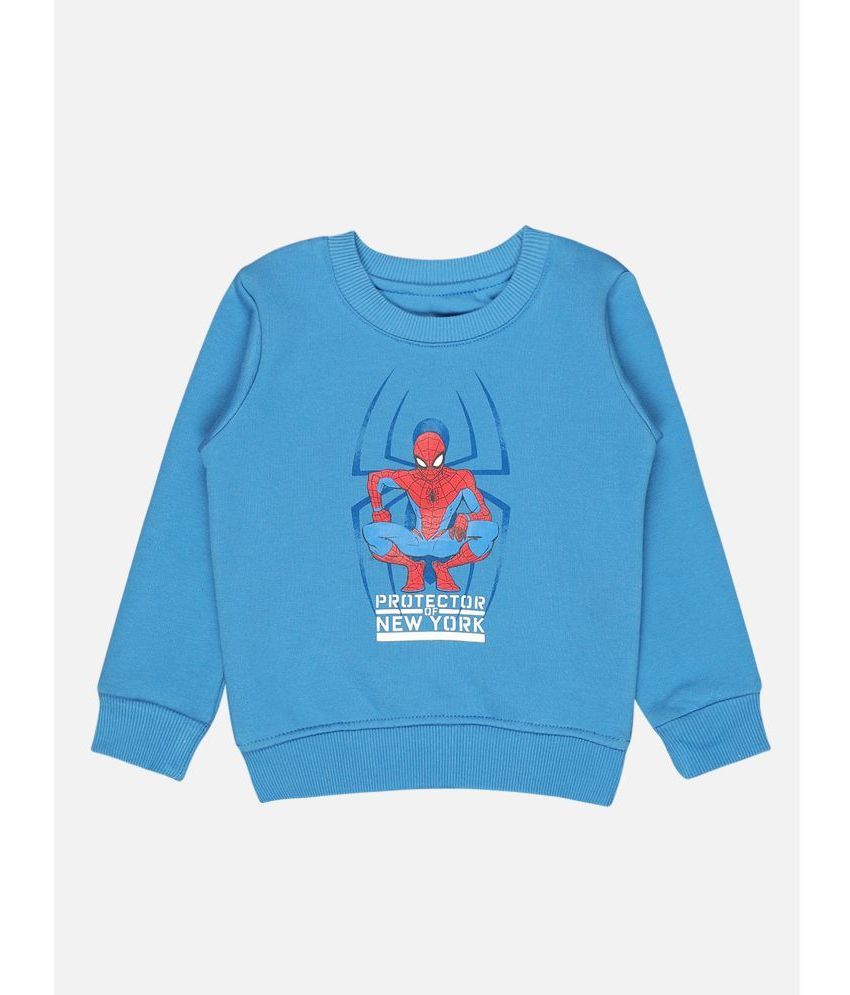     			Bodycare Boys Avengers Printed Sweat Shirt - Blue