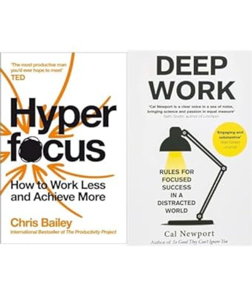     			Hyperfocus: How to Work Less to Achieve More + Deep Work: Rules for Focused Success in a Distracted World (Set of 2 books)