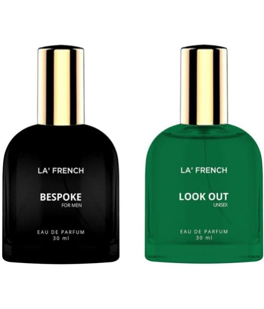     			LA FRENCH - Bespoke & Look Out Eau De Parfum (EDP) For Unisex  60ml  ( Pack of 2 )