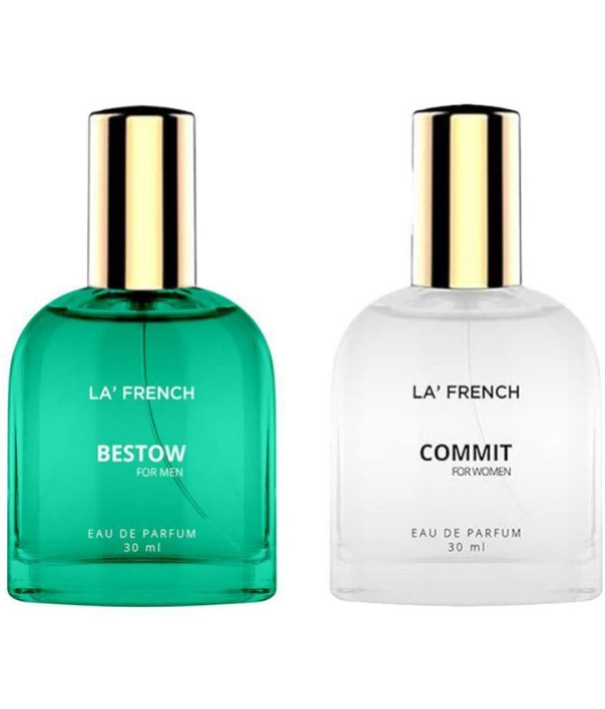     			LA FRENCH -  Bestow & Commit Eau De Parfum (EDP) For Unisex  60ml  ( Pack of 2 )