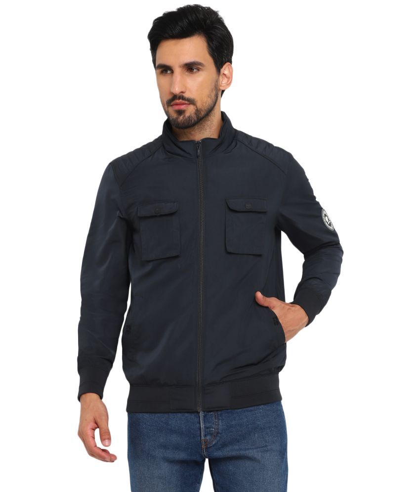     			Red Chief Polyester Men's Casual Jacket - Navy ( Pack of 1 )