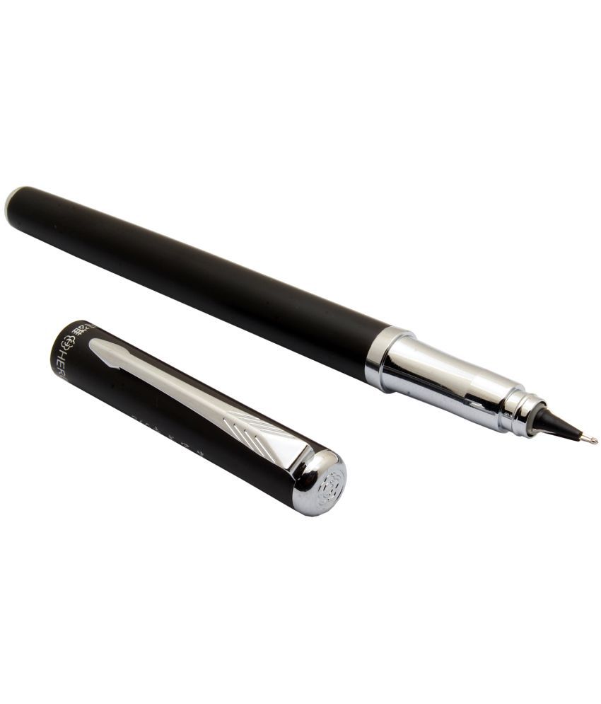     			Srpc Hero 3266 All Rounder Nib Fountain Pen 360 Degree Angle Writing Black Color Metal Body & Chrome trims