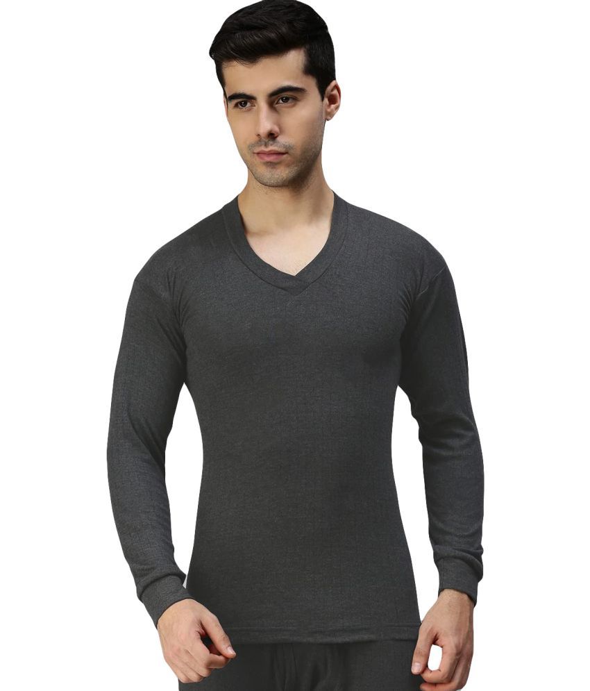     			Amul - Charcoal Polyester Men's Thermal Tops ( Pack of 1 )
