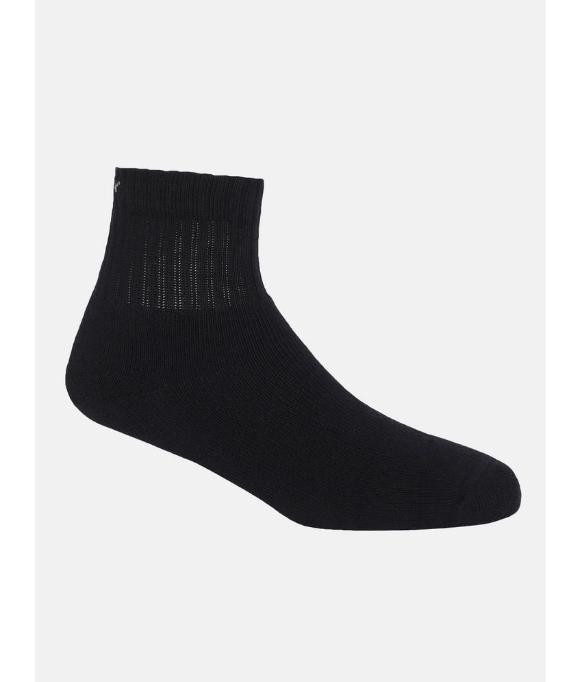     			Jockey 7036 Men Compact Cotton Terry Ankle Length Socks - Black